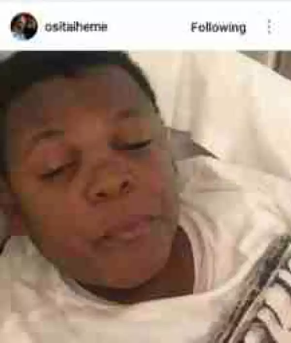 Actor Osita Iheme Chilling In Hotel Room With Mystery Lady In Rwanda (Pic, Video)